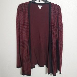 Croft and Barrow Houndstooth Cardigan